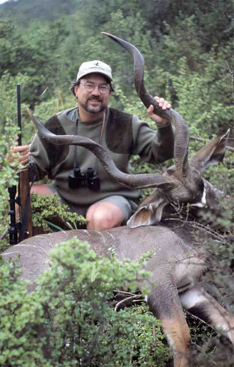 Even relatively temperature-sensitive powders are better than they were a century ago, and they work fine for hunting between freezing and 85 degrees. This kudu was taken with a .30-06 using Reloder 19 and a Nosler 180-grain Partition.